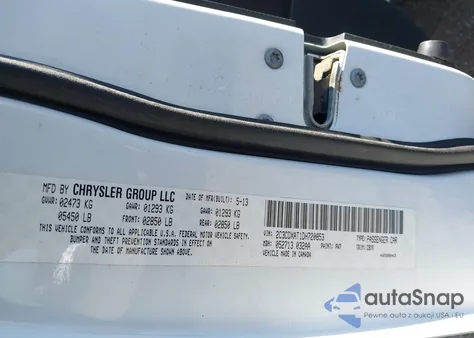 2013 Dodge Charger Police из США, поврежденный, VIN 2C3CDXAT1DH720853